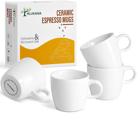 Porcelain Espresso Cups Set of 4